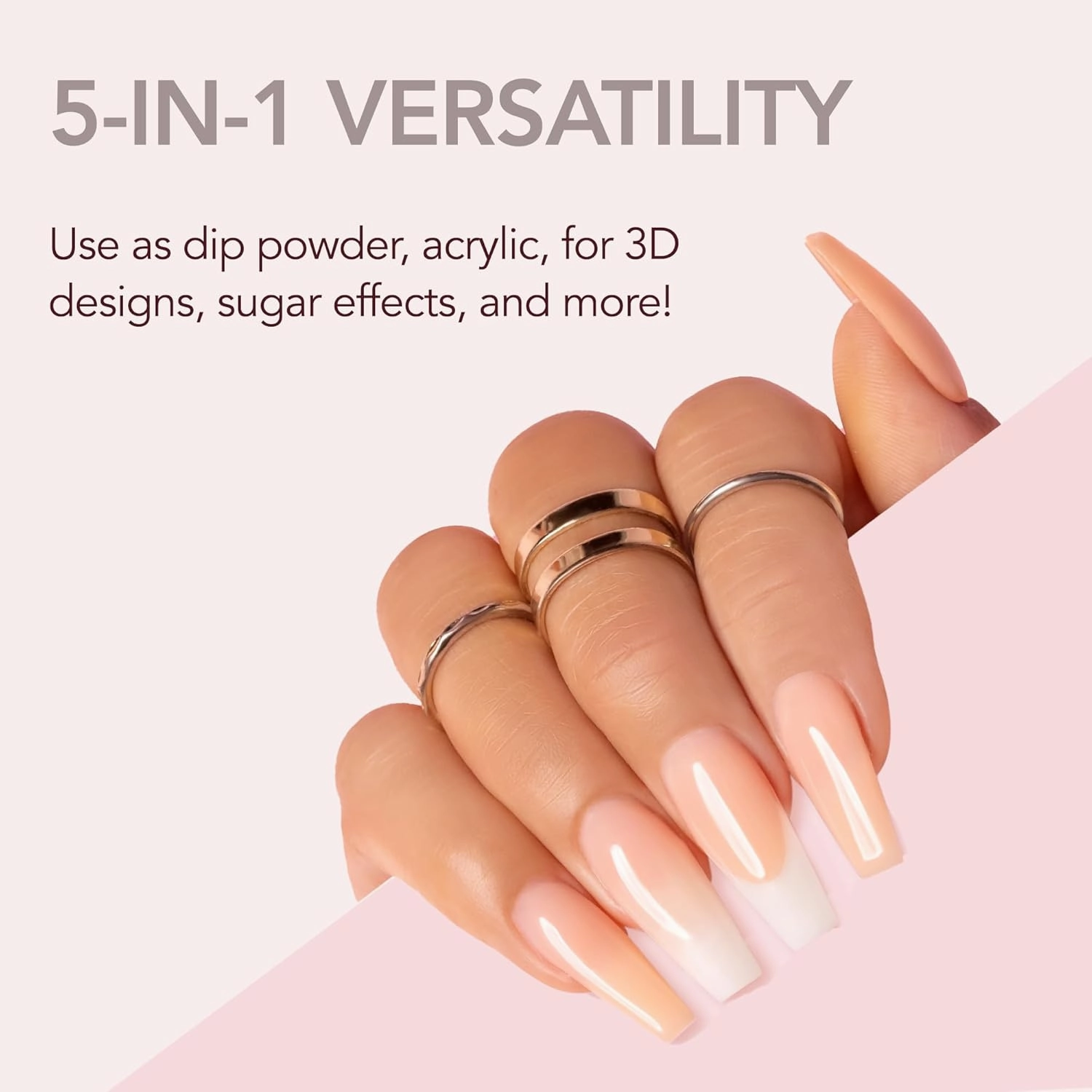 Kiara Sky All-In-One Acrylic Nail Powder | Multi-Use Dip & Acrylic Powder | Sculpting, Overlay & Dipping 2 oz, Pretty Things