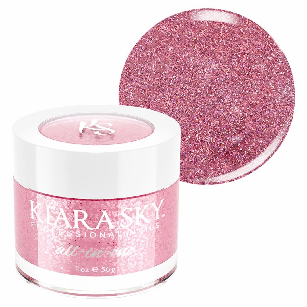 Kiara Sky All-In-One Acrylic Nail Powder | Multi-Use Dip & Acrylic Powder | Sculpting, Overlay & Dipping 2 oz, Pretty Things