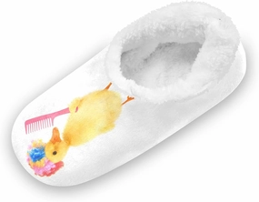 Kids Winter Slippers for Boys Girls Yellow Funny Little Duck Warm Soft Non Slip House Slippers Children Indoor