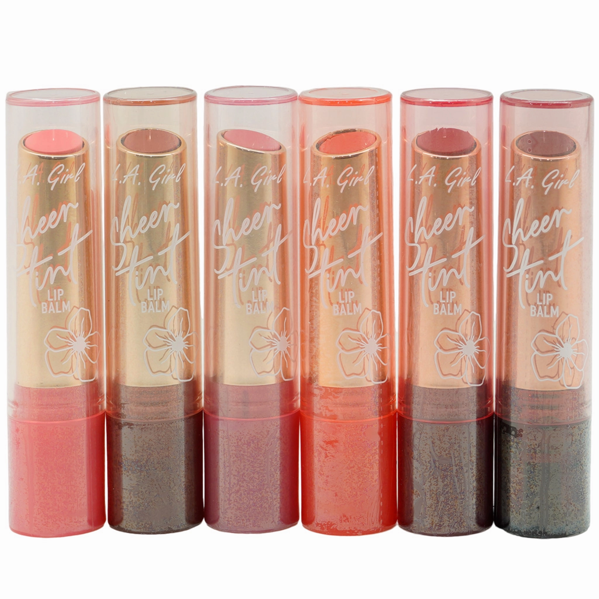 L.A. Girl Sheer Tint - Lip Balm - Wholesale Display 36 Units (GPD525)