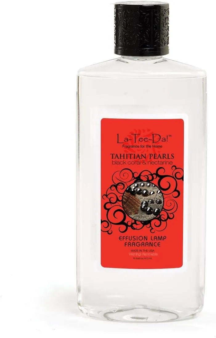 La-Tee-Da Tahitian Pearls Effusion Fragrance Lamp Oil 16 Oz
