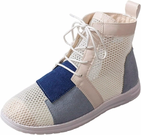 Ladies Fashion Solid Lace Up Comfortable Ventilation Thick Soled Casual Sports Shoes Wide Fit Mens Dress Shoes