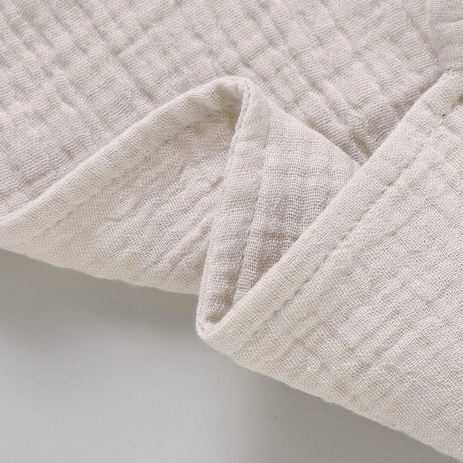 LAWKUL Baby Lovey Organic Cotton Muslin Security Blanket Soft Loveys Breathable Lovie for Babies Boy Girls Unisex Koala Beige