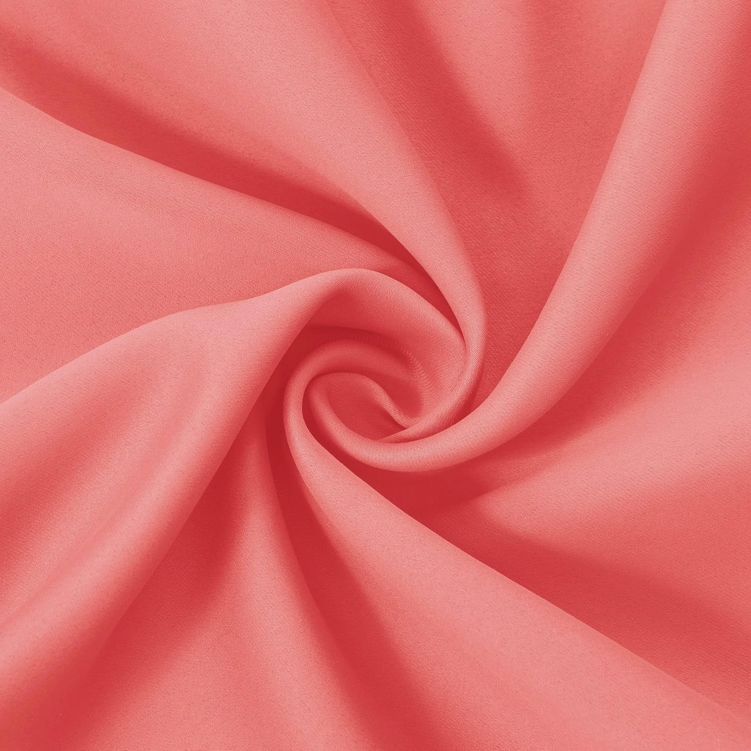 LEMOMO Blackout Curtains 52 x 84 inch/Coral Curtains Set of 2 Panels/Thermal Insulated Room Darkening Bedroom Curtains