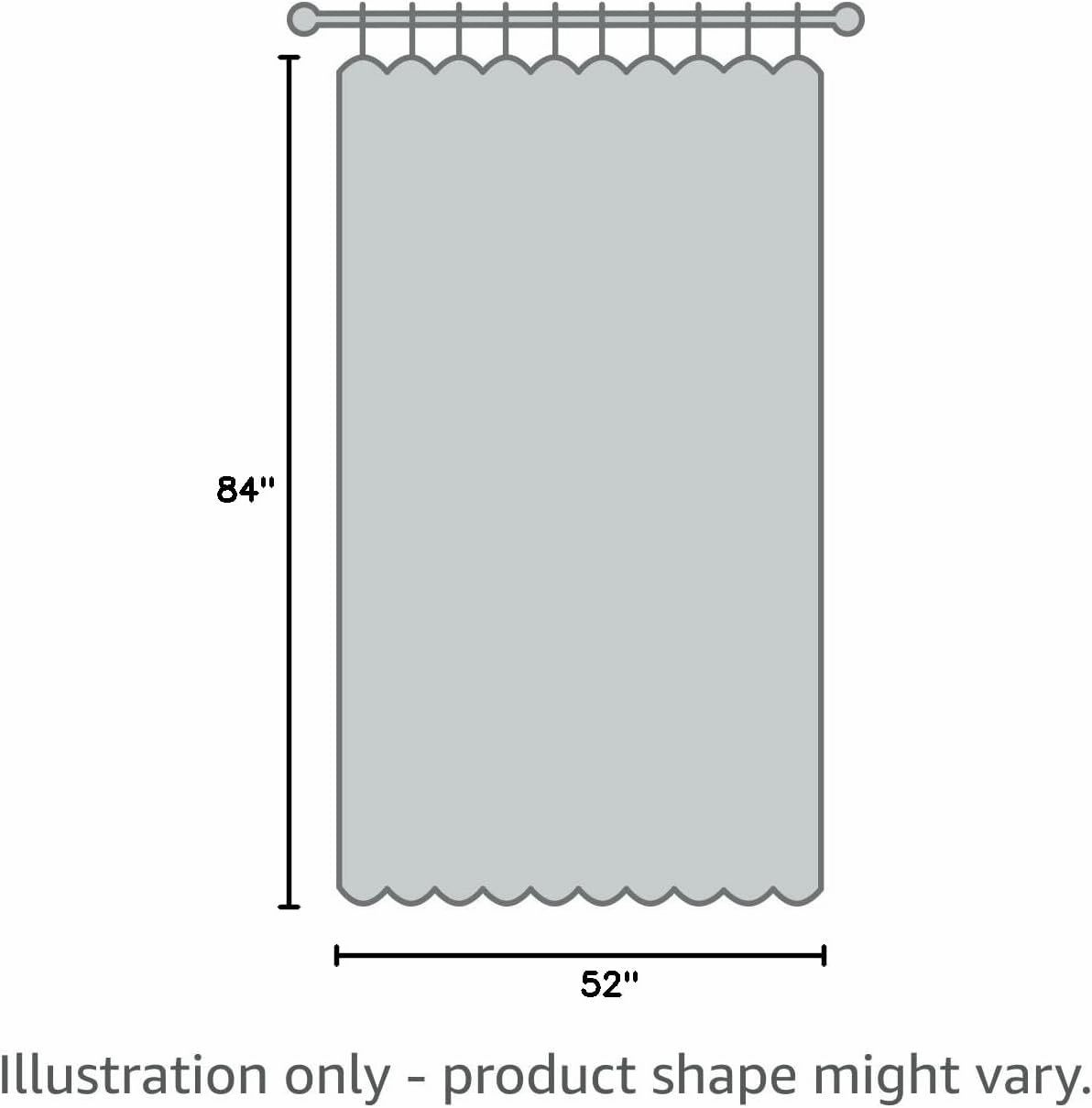 LEMOMO Blackout Curtains 52 x 84 inch/Coral Curtains Set of 2 Panels/Thermal Insulated Room Darkening Bedroom Curtains