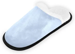 Light Steel Blue Spa Slippers for Women,Indoor Hotel Slippers,House Slippers，Perfect for Home, Travel, Hotel or Commercial Use M, 5-8