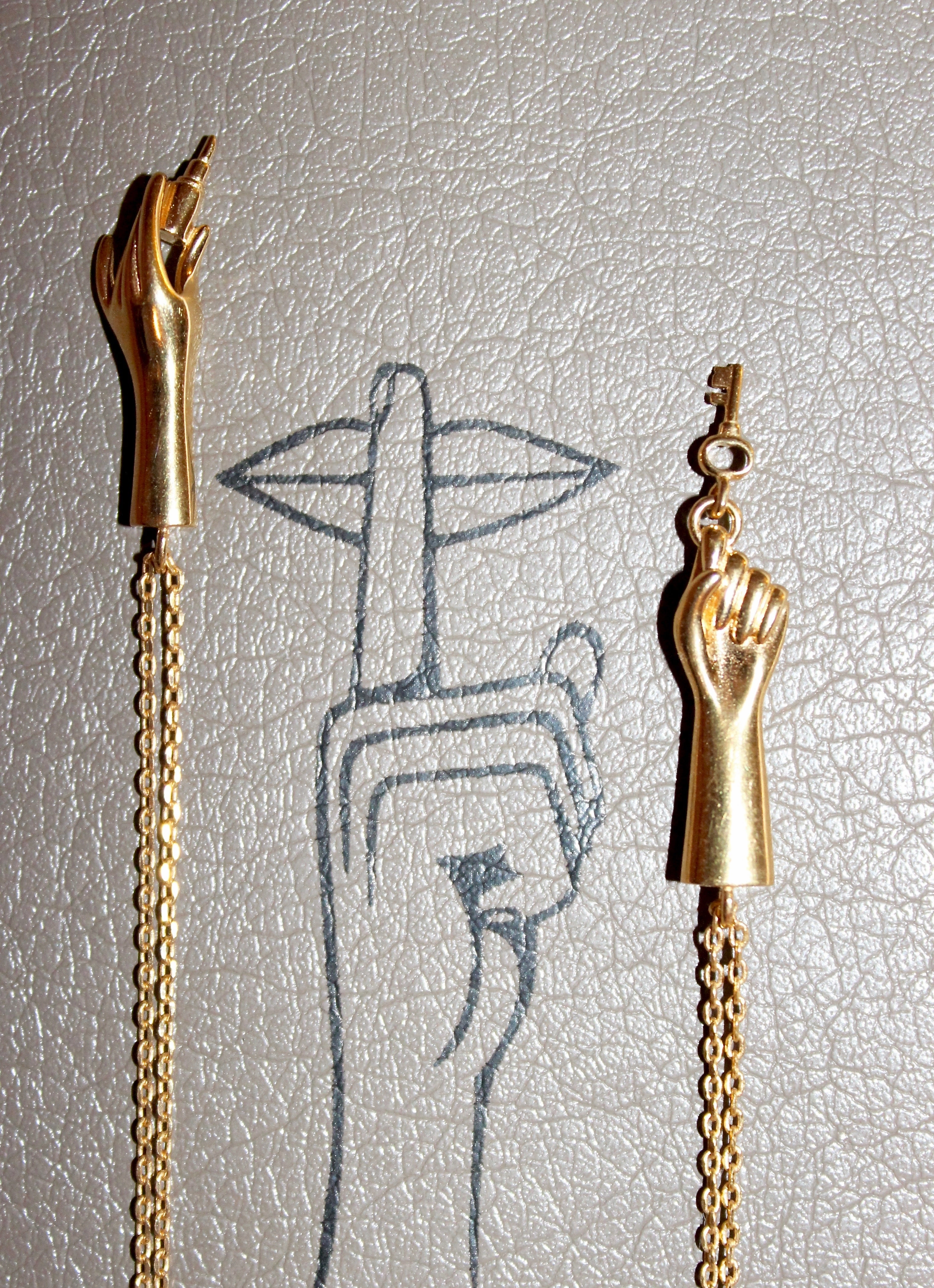 Lipstick Necklace