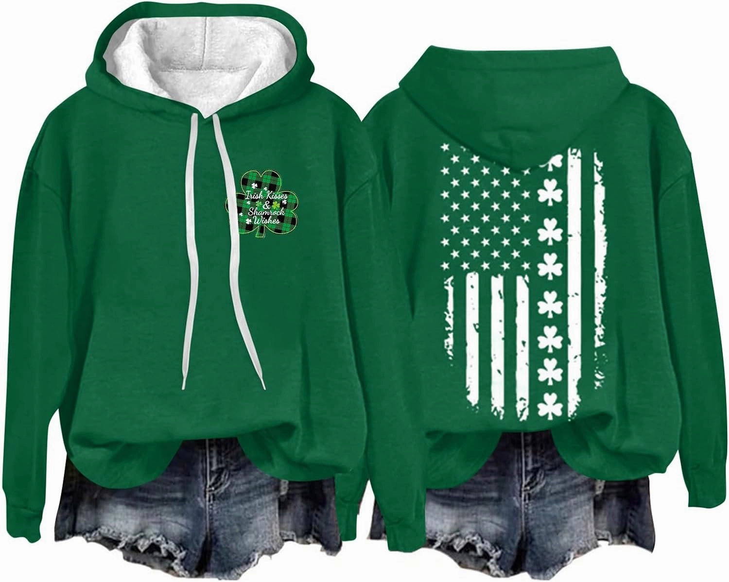 Long Sleeve Tops for Women American Flag Hoodie Sweatshirt Fashion Long Sleeve Sweatshirt Gift Patriotic Sweatshirt