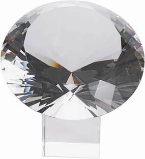 LONGWIN 200mm(8 inch) Big Crystal Diamond Paperweight Wedding Centerpiece