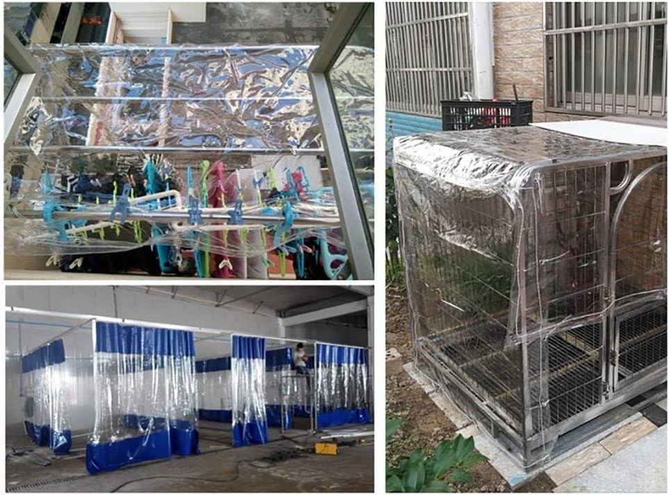 LXB Outdoor Multipurpose Tarpaulin-Tarpaulin Waterproof Clear Veranda Tarp - Thicken Outdoor Garden for Greenhouse Balcony Camping Boat with Eyelets, 550G /M²,1Mx1.5M