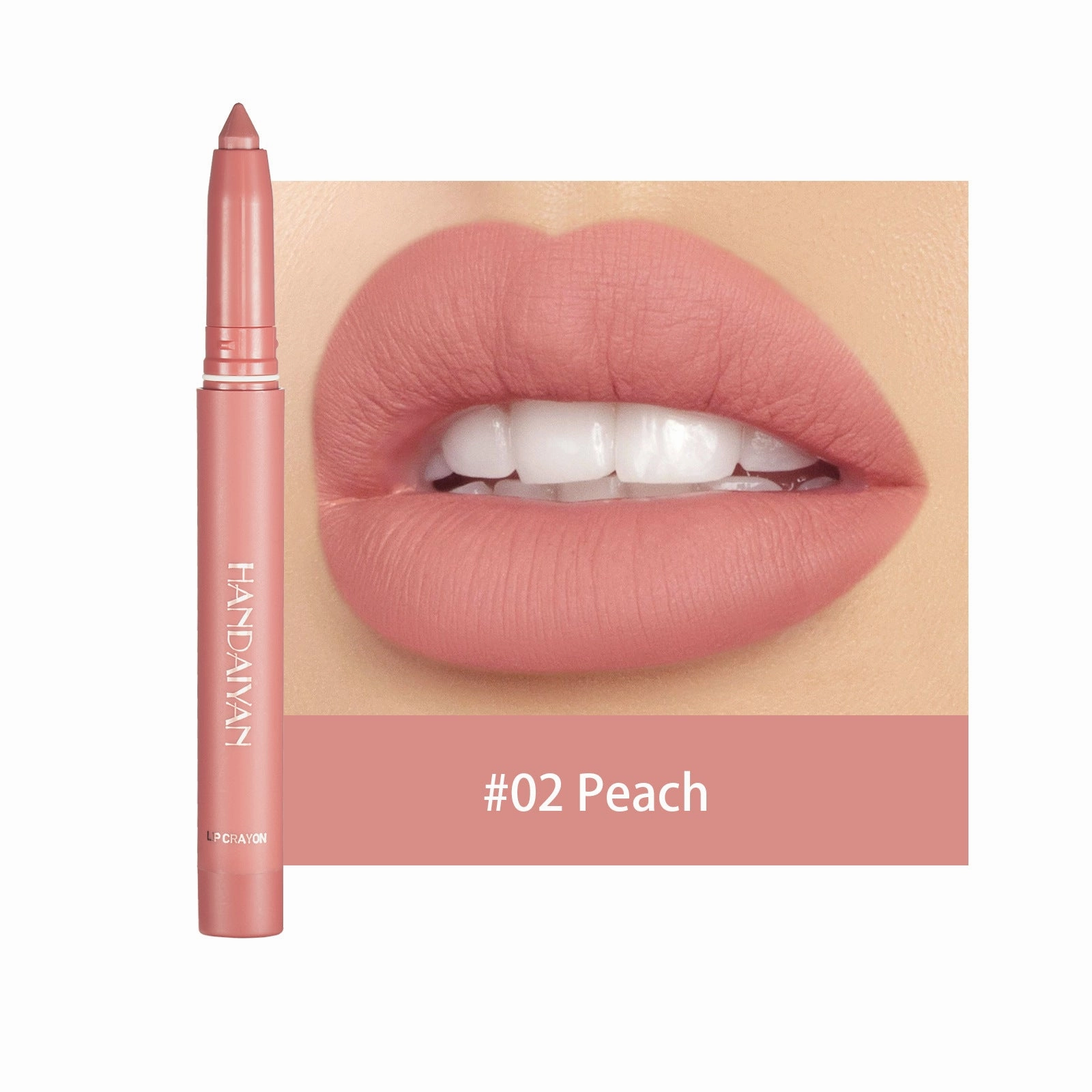 MA605 - Peach Matte Lipstick Crayon
