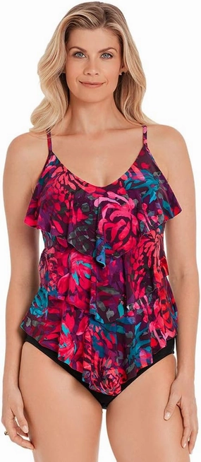 Magic Suit Women's Coral Springs Rita Wire Free Tankini Swim Top 6008744 12 Multi