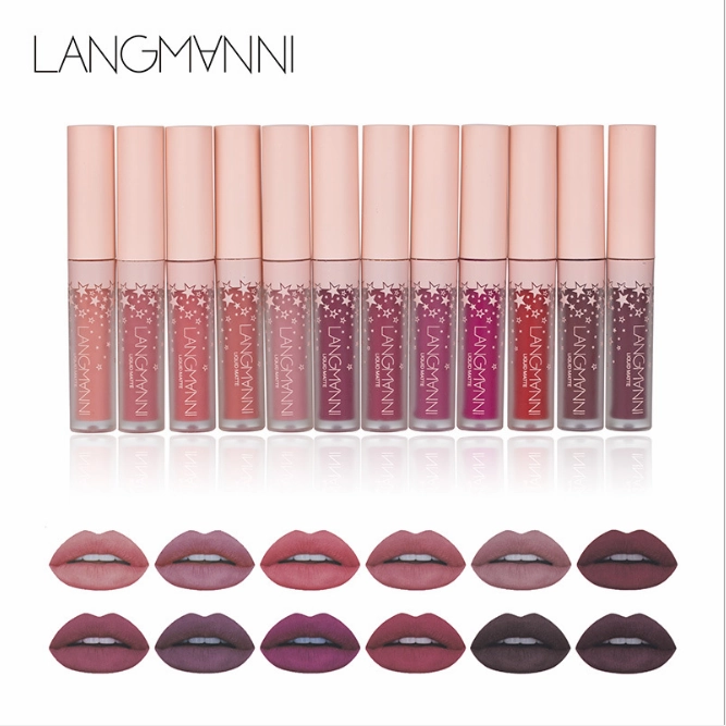 Makeup 12pcs / lot matte Lipstick Waterproof