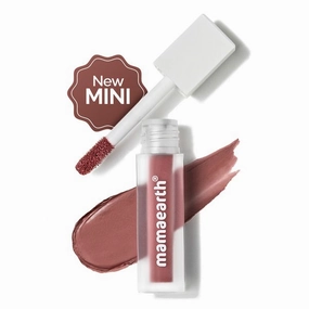 Mamaearth Feather Light Liquid Matte Lipstick - Nude Punch