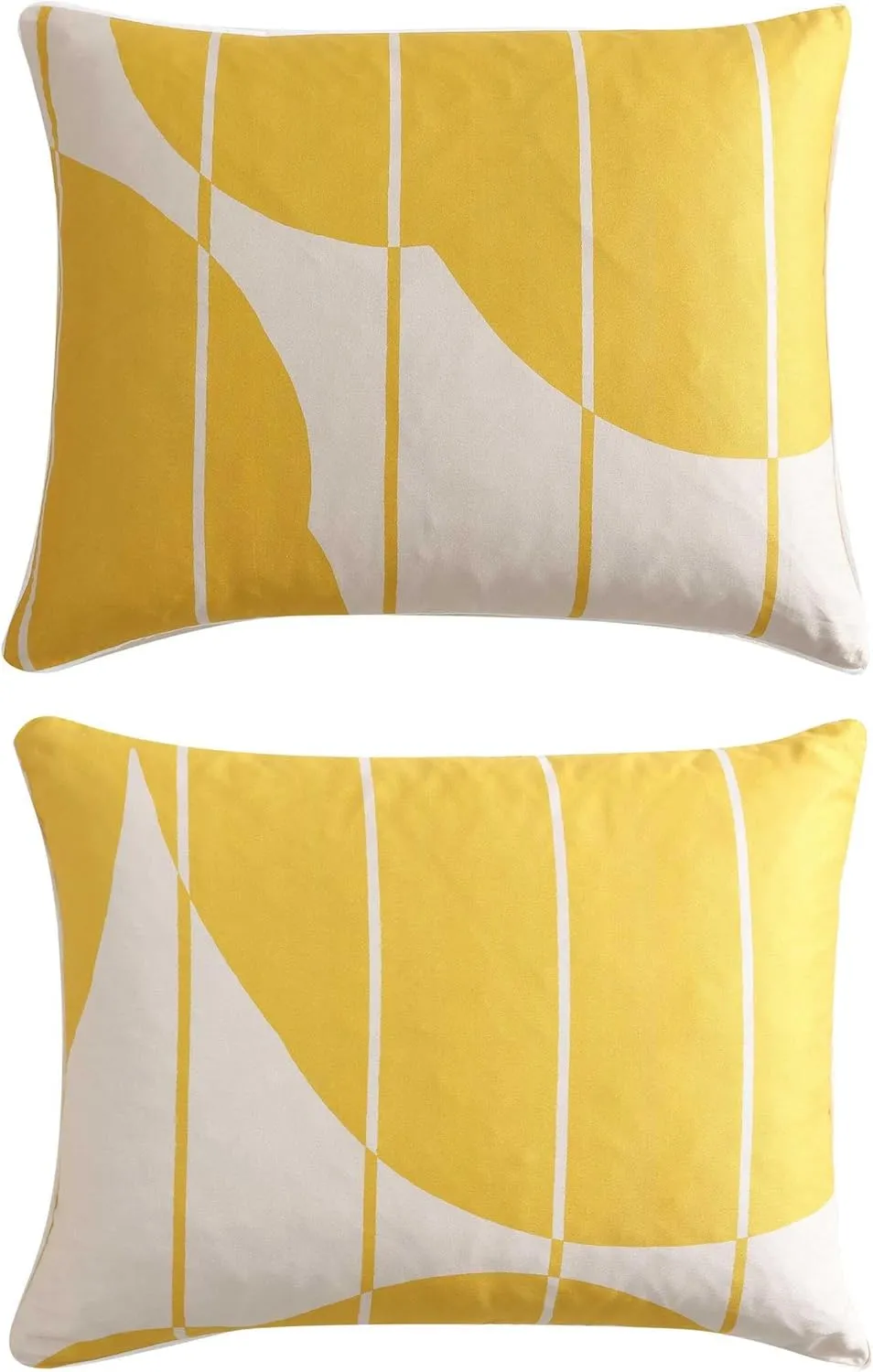 Marimekko - King Duvet Cover Set, Super Soft Organic Bedding, Casual Home Decor (Vesi Unikko Yellow, King)