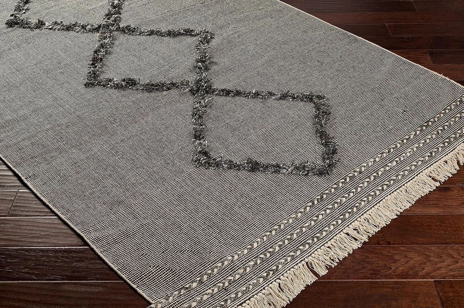 Mark&Day Area Rugs, 8x10 Colo Global Grey Area Rug, Black White Grey Carpet for Living Room, Bedroom or Kitchen (8' x 10')