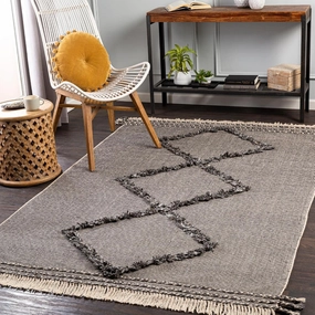 Mark&Day Area Rugs, 8x10 Colo Global Grey Area Rug, Black White Grey Carpet for Living Room, Bedroom or Kitchen (8' x 10')