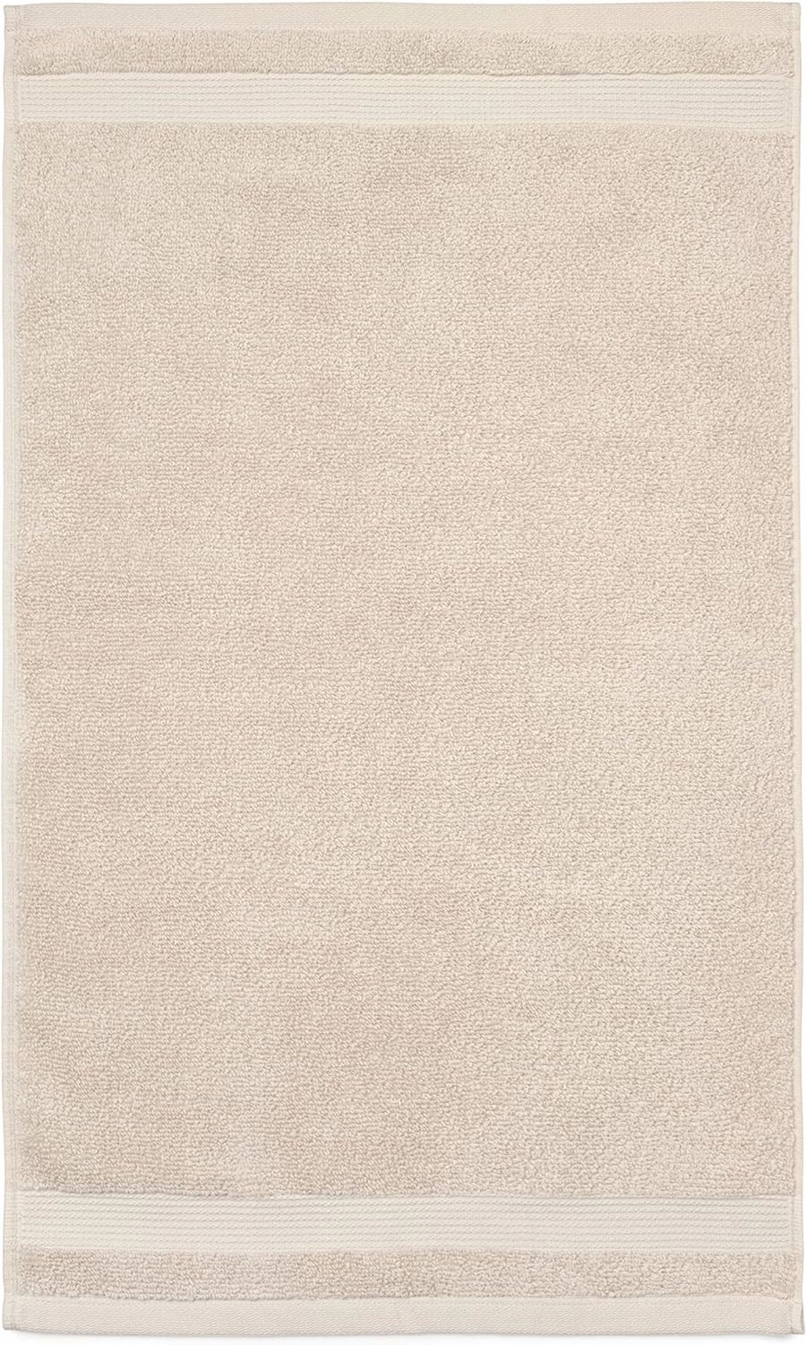 MARTHA STEWART 100% Cotton Bath Towels Set Of 6 Piece, 2 Bath Towels, 2 Hand Towels, 2 Washcloths, Quick Dry Towels, Soft & Absorbent, Bathroom Essentials, Beige