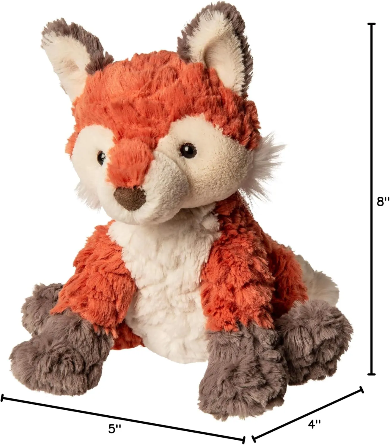 Mary Meyer Putty Stuffed Animal Soft Toy, 8-Inches, Fox