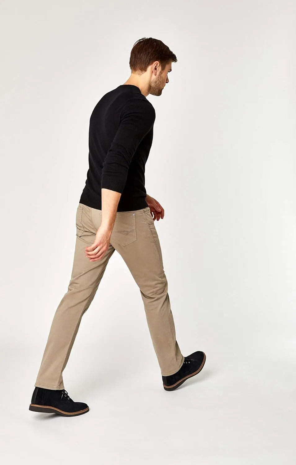Mavi Matt Classic Men's Straight Leg Pants, Mid-Rise Relaxed Fit Pants for Men, Men's Work Pants