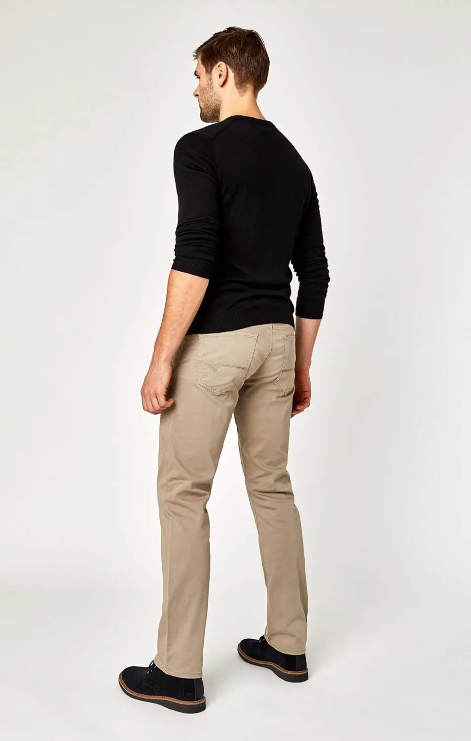 Mavi Matt Classic Men's Straight Leg Pants, Mid-Rise Relaxed Fit Pants for Men, Men's Work Pants