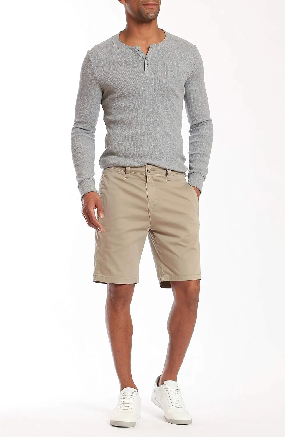 Mavi Men's Matteo Mid-Rise Twill Shorts
