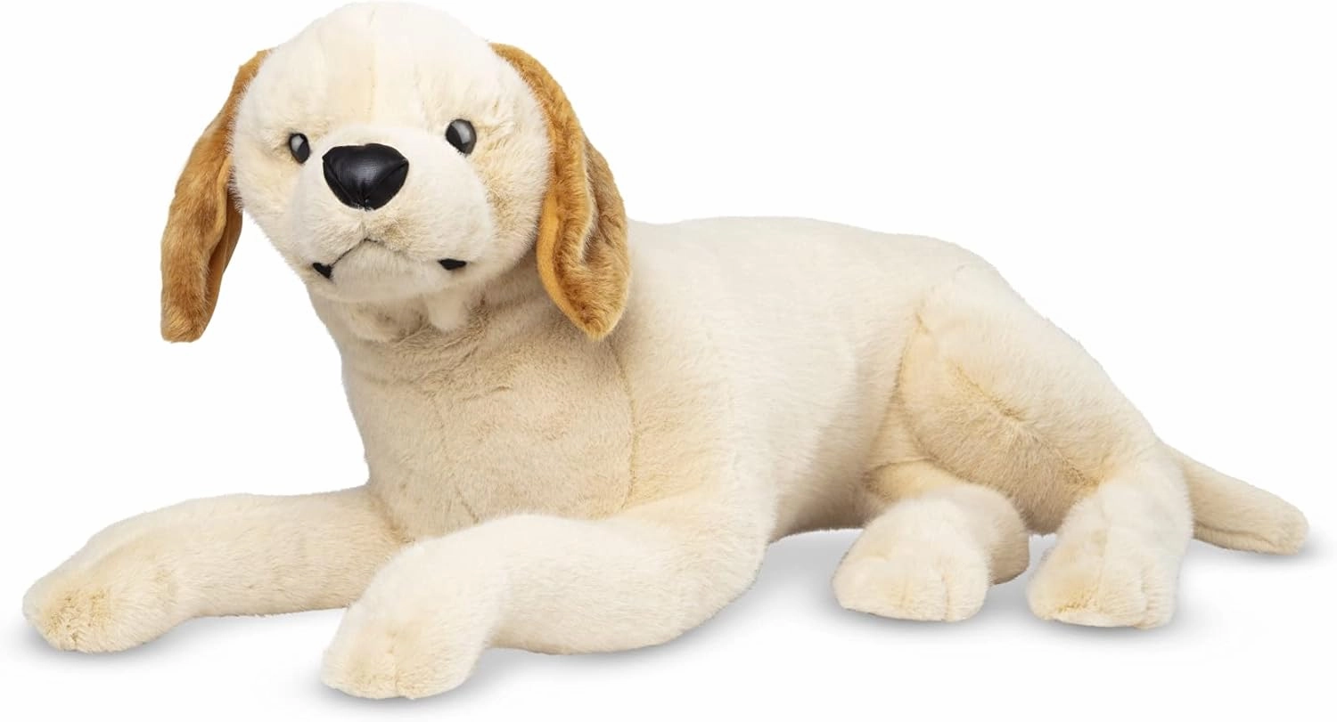 Melissa & Doug Lifelike Plush Yellow Lab Puppy Stuffed Animal
