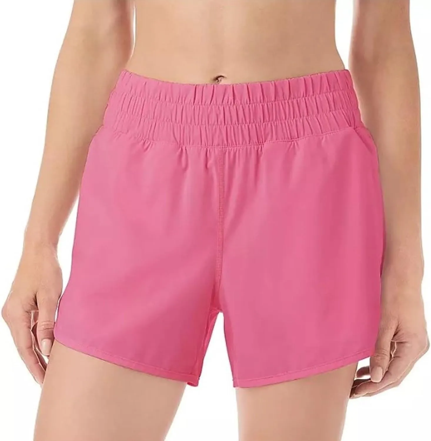 Member's Mark Women's Active Shorts (US, Alpha, X-Small, Regular, Regular, Coral)