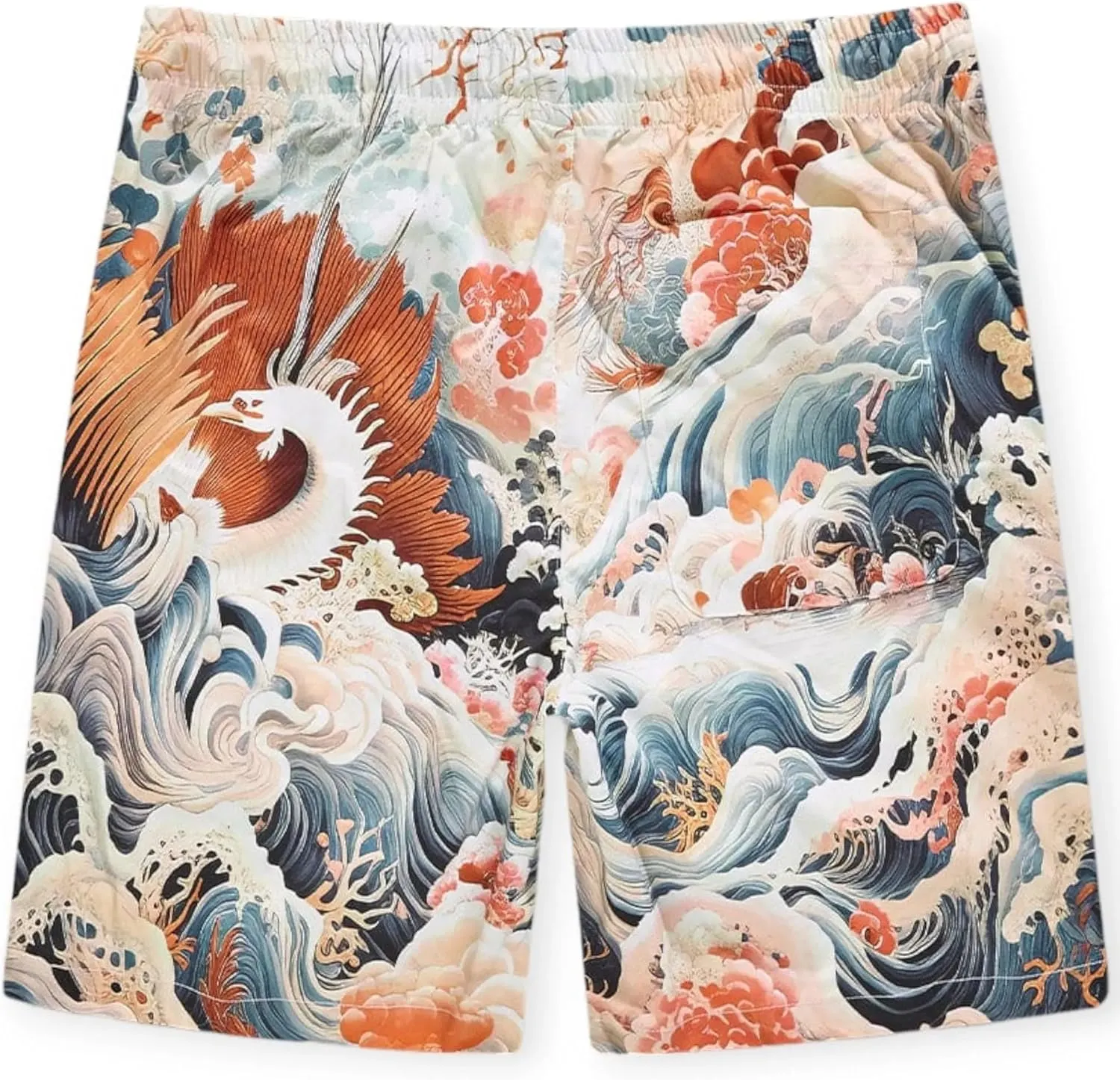 Men Graphic Print Short (Coral)