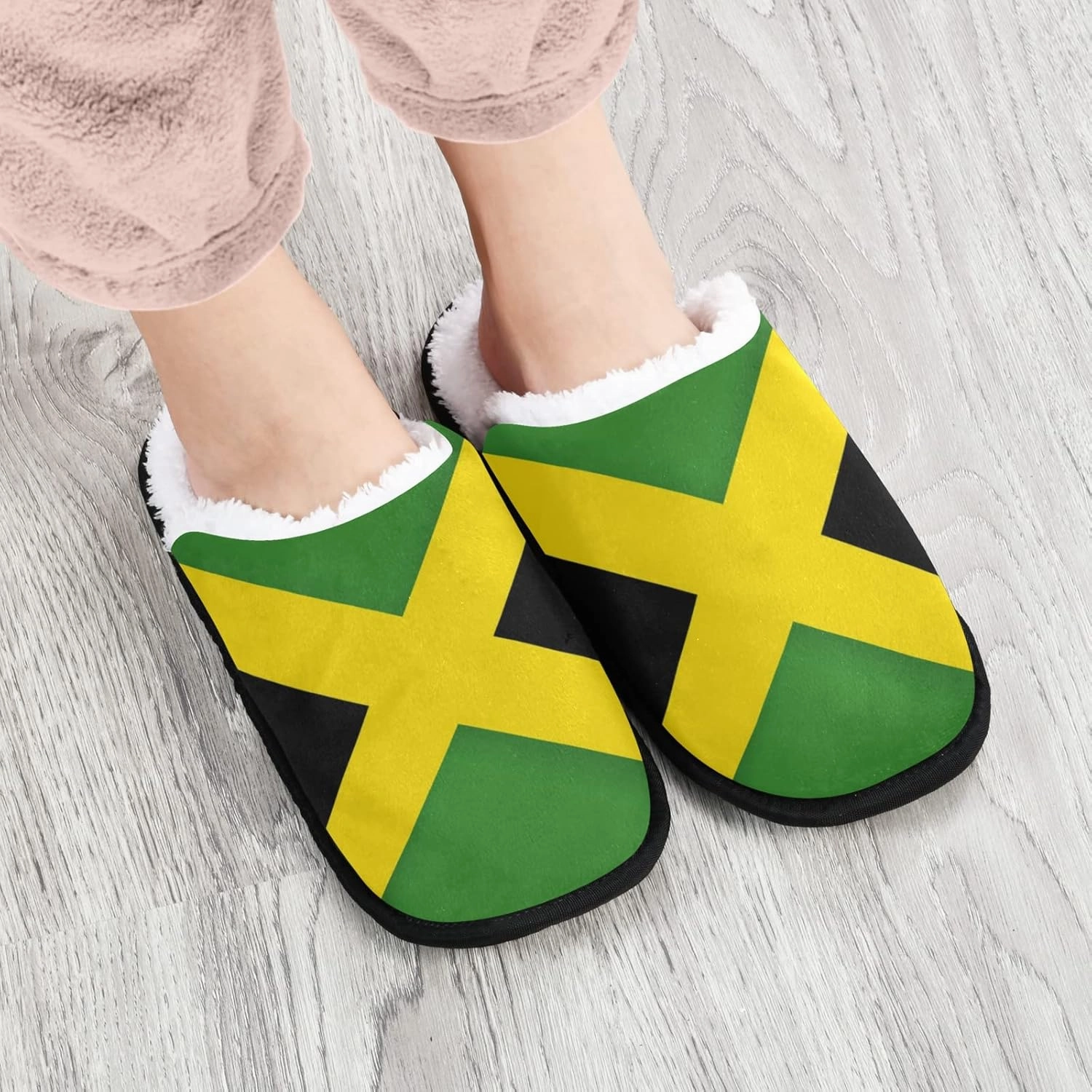 Men's and Women's Slippers, Comfort Soft Plush Coral Fleece Non Slip House Slippers Home Shoes Indoor and Outdoor