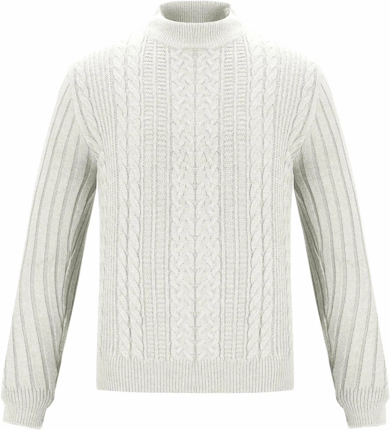 Men's Sweater Soft Casual Sweaters Knit Tuinc Pullover Sweaters with Ribbing Pullover Warm Fall Winter Gifts for Men