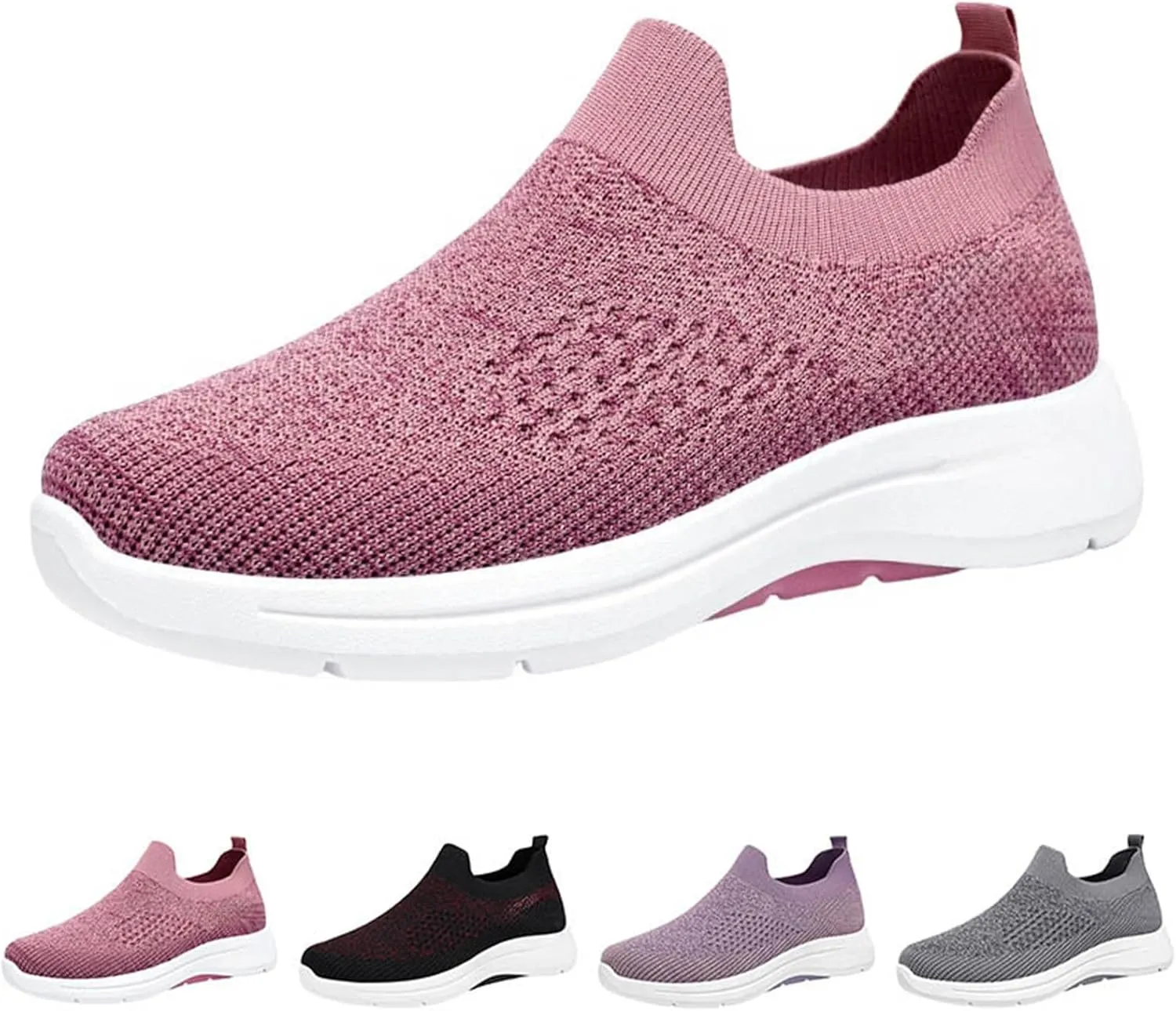Mens Oxfor𝐝s Casual Fashion Slip on Shoes Dress Business Sneakers Mesh Comfortable Lightweight Workout Footwear