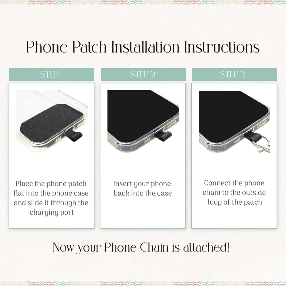 Miami Chains & Co. Crossbody Phone Chain - Versatile Lanyard Case Strap - iPhone & Cell Phone Chains with Clip