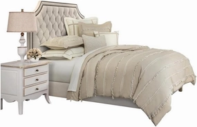 Michael Amini Country Lane 7-Piece Queen Duvet Set - Toast, Beige (BCS-QD07-CNYLN-TST)