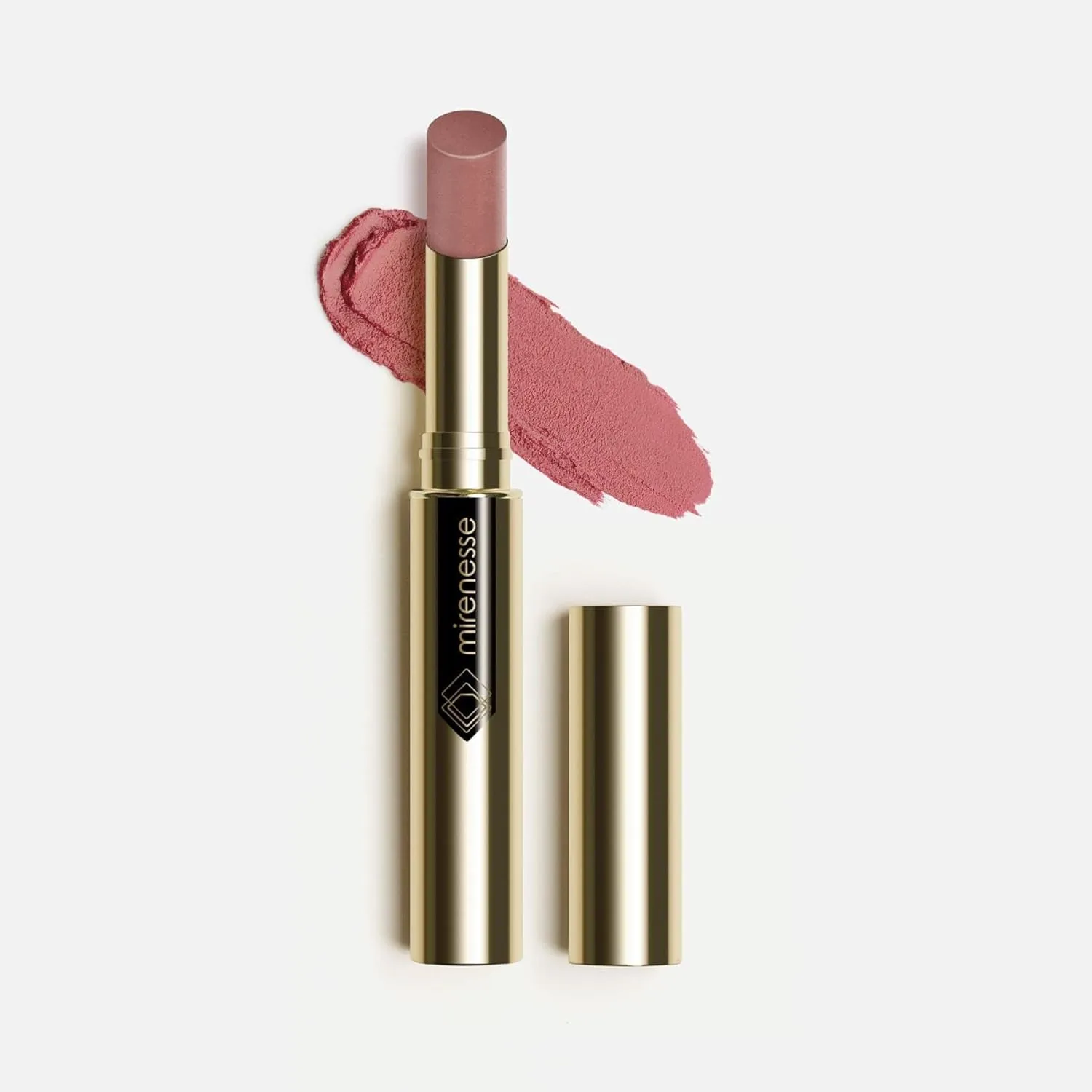 Mirenesse French Kiss Velvet Matte Lipstick in a Purple-Pink Shade, Hydrating Velvet Matte Finish with Vitamin C   Vitamin E, Vegan and Toxin Free, 4 Scandal .07 oz