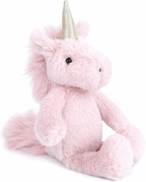 MON AMI Shyla The Unicorn Stuffed Animal – 11” Pink, Soft & Cuddly Stuffed Plush Toy, Unicorn for Girls/Kids, Use as Toy or Nursery Room Décor