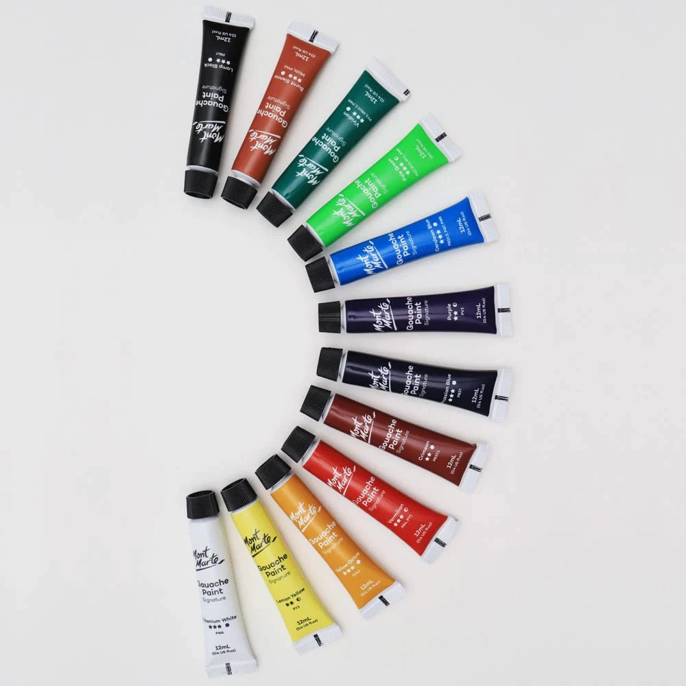 Mont Marte Gouache 12pc