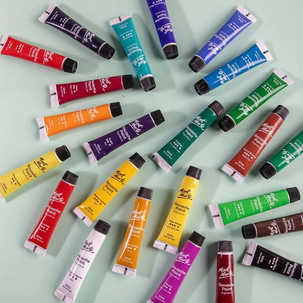 Mont Marte Signature Gouache 24pce x 12ml