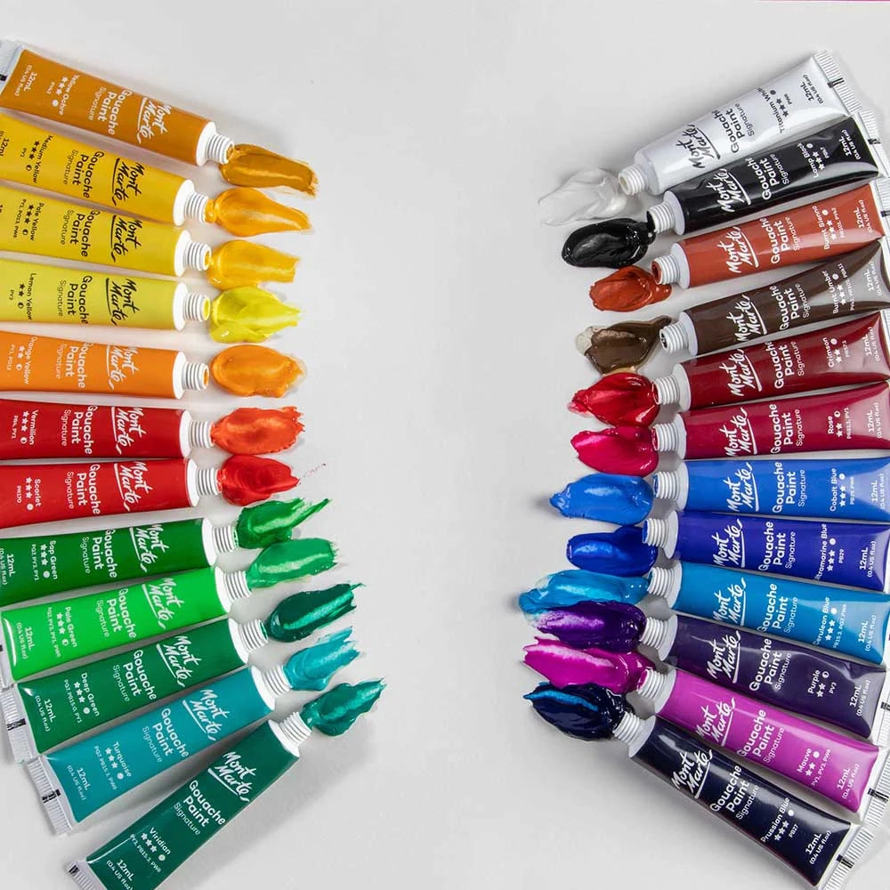 Mont Marte Signature Gouache 24pce x 12ml