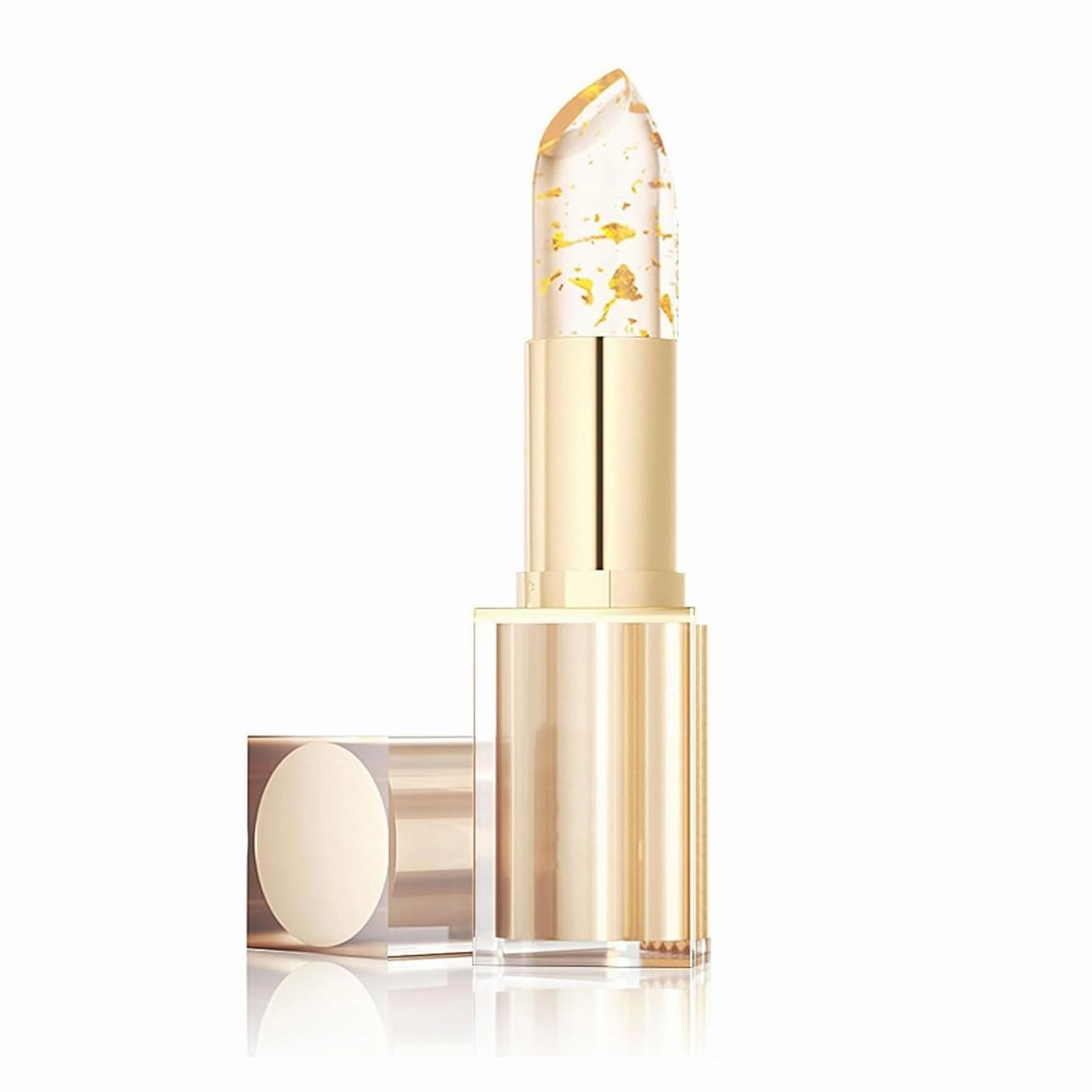 Mood Lipstick Color Changing Long Lasting, Novealcrbe Mood Lipstick, Transferproof Color Changing 𝐋𝐢𝐩𝐬𝐭𝐢𝐜𝐤, Gold Crystal Color Changing 𝐋𝐢𝐩𝐬𝐭𝐢𝐜𝐤 for Women (1PCS)