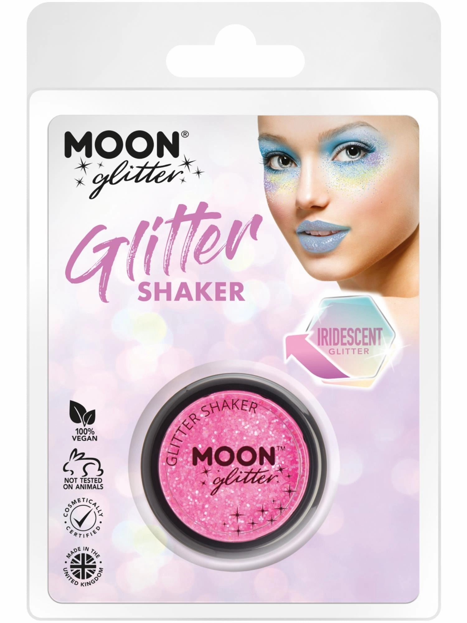 Moon Glitter Iridescent Glitter Shakers, Pink  Wholesale