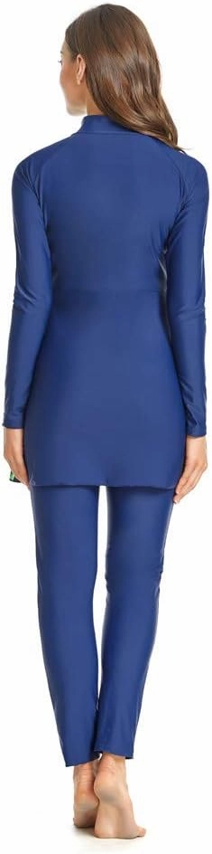 Muslim Swimsuits for Women Modest Islamic Hijab Long Sleeve Swimwear Burkinis Bathing Suit Swimming Beachwear