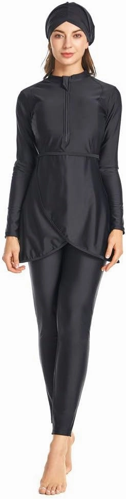 Muslim Swimsuits for Women Modest Islamic Hijab Long Sleeve Swimwear Burkinis Bathing Suit Swimming Beachwear