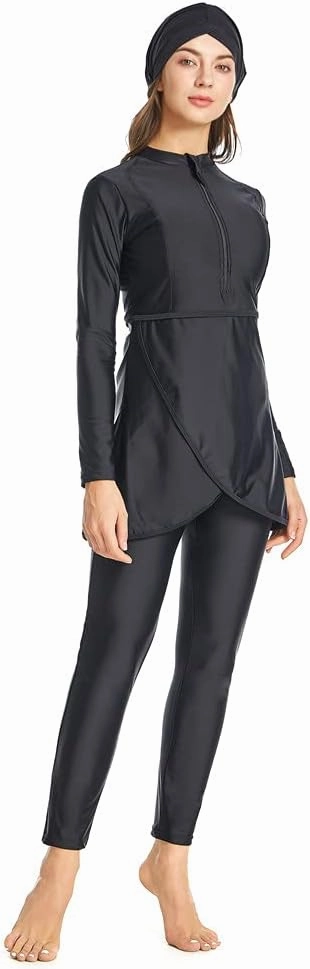 Muslim Swimsuits for Women Modest Islamic Hijab Long Sleeve Swimwear Burkinis Bathing Suit Swimming Beachwear