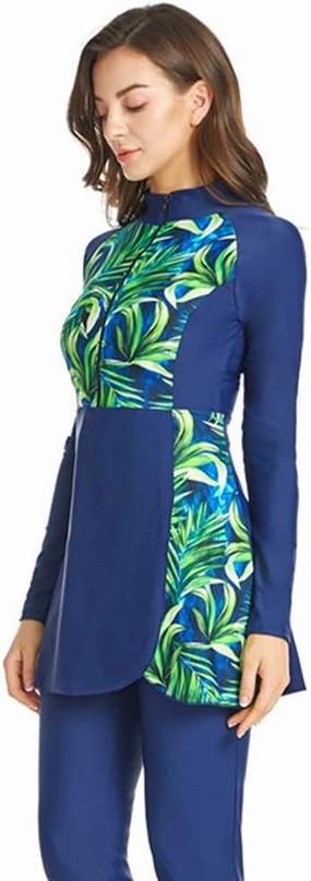 Muslim Swimsuits for Women Modest Islamic Hijab Long Sleeve Swimwear Burkinis Bathing Suit Swimming Beachwear