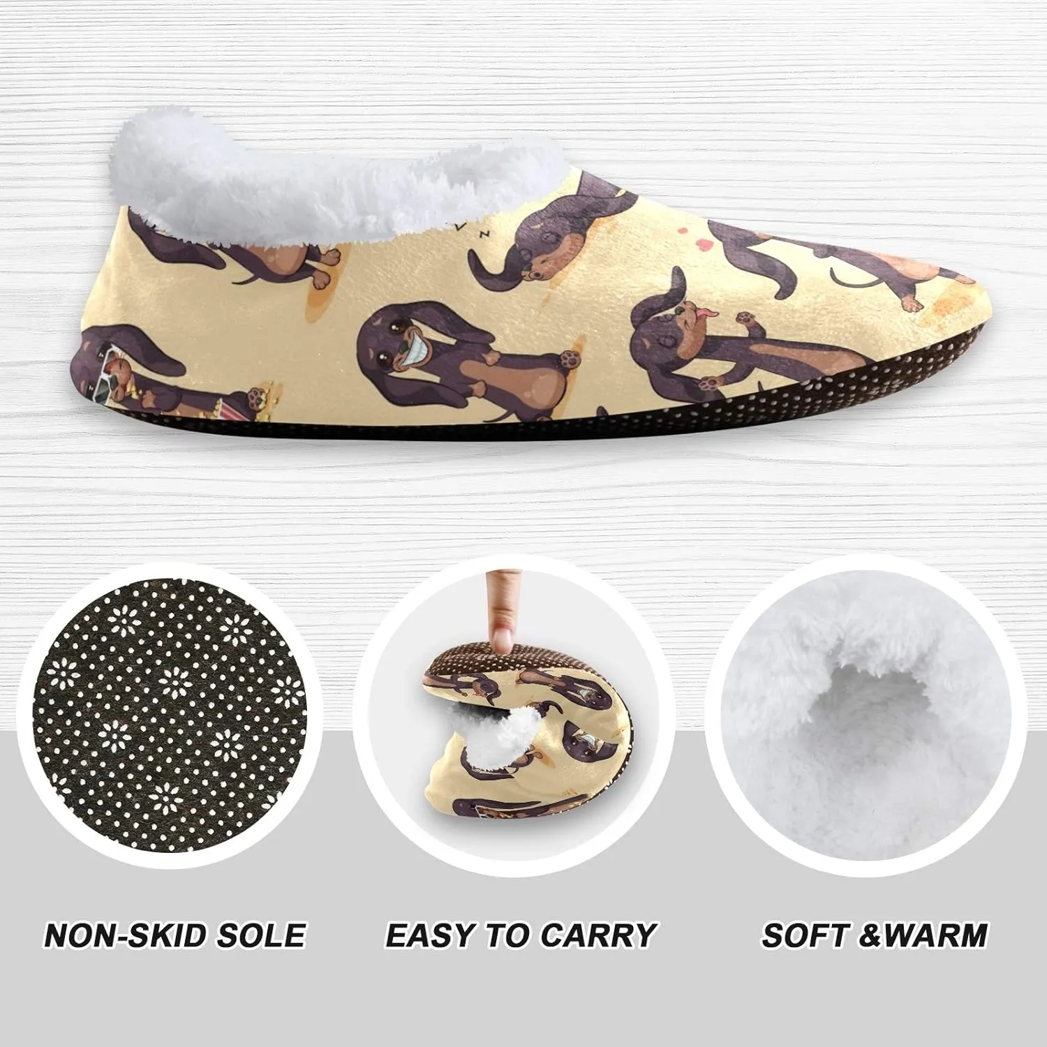 Naanle Women's Winter Memory Foam Slippers, Grey, Size 5-6, Closed Toe, No Heel, Medium Width, Solid Pattern, Fuzzy Fleece Lining, Anti-Slip Rubber Sole