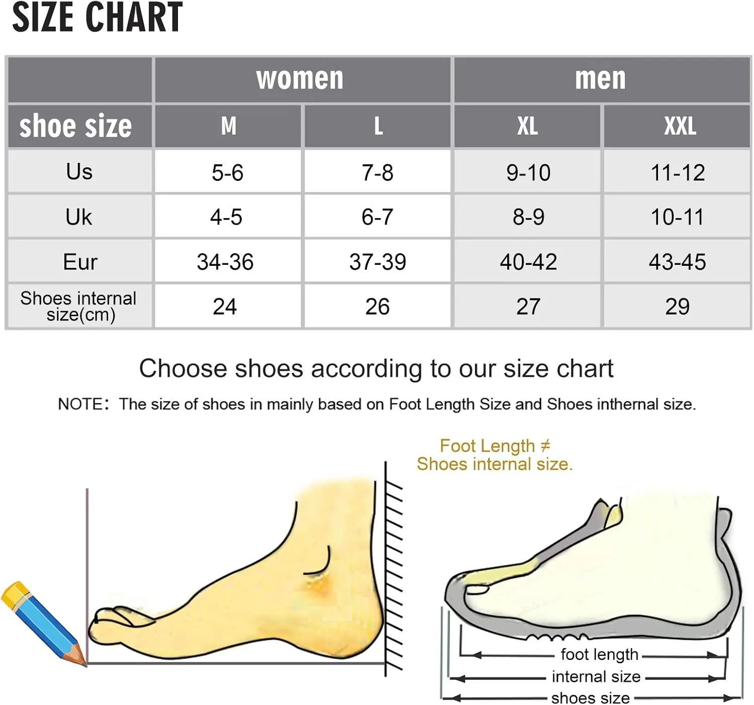 Naanle Women's Winter Memory Foam Slippers, Grey, Size 5-6, Closed Toe, No Heel, Medium Width, Solid Pattern, Fuzzy Fleece Lining, Anti-Slip Rubber Sole