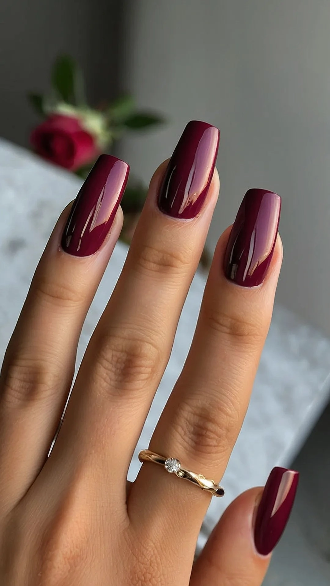 Nail It with Wine: 17 Burgundy Designs to Sparkle and Shine