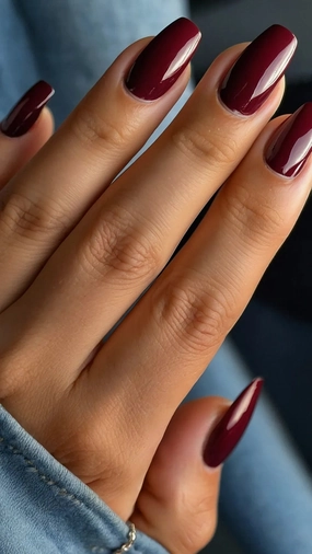 Nail It with Wine: 17 Burgundy Designs to Sparkle and Shine