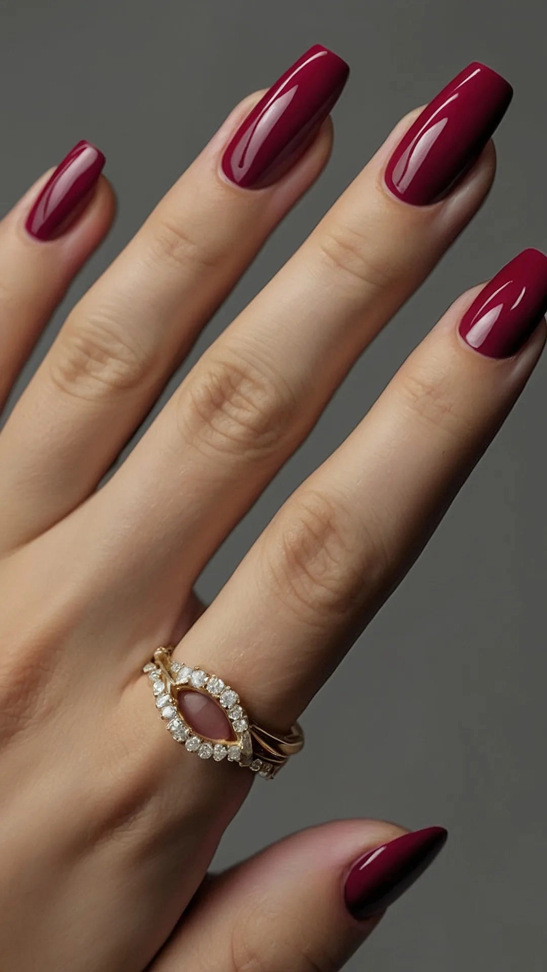 Nail It with Wine: 17 Burgundy Designs to Sparkle and Shine
